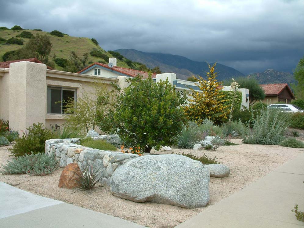 Boulder and Wall View